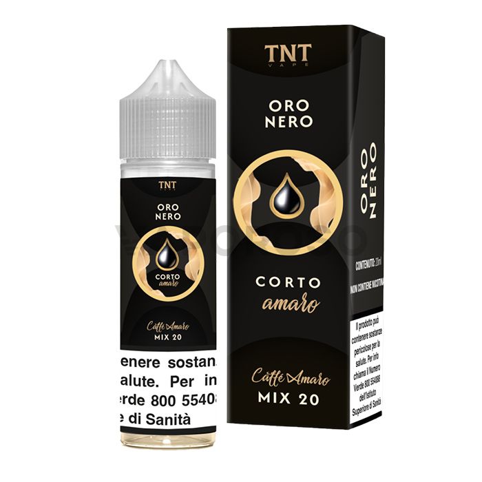 Caffè Corto Amaro Oro Nero TNT Vape Liquido Mix and Vape 20ml