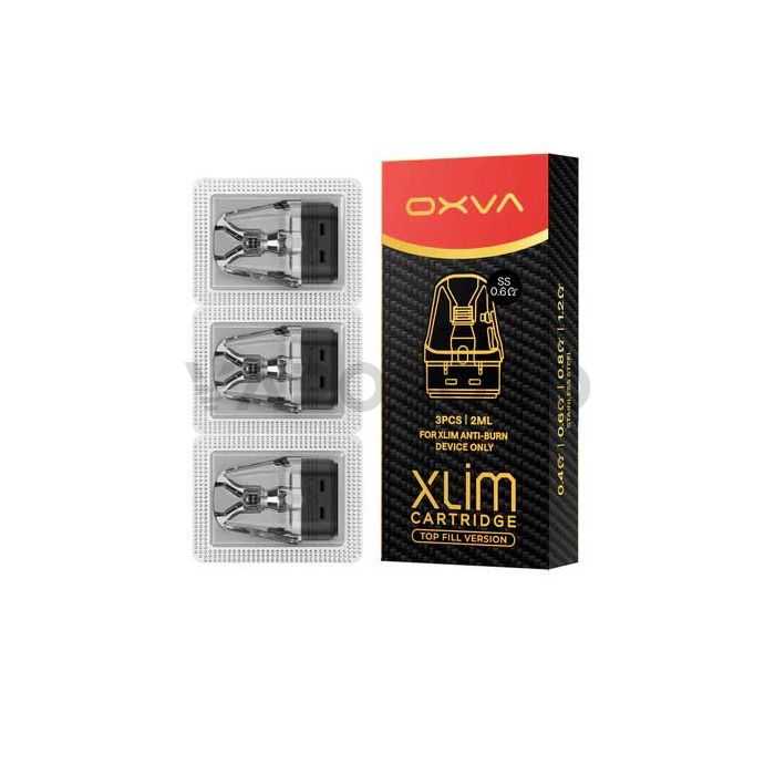 Xlim Top Fill SS OXVA Pacchetto Cartucce di Ricambio 2ml - 3pz