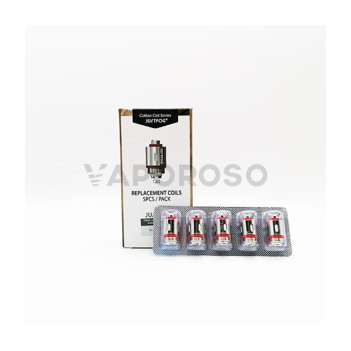 JustFog Pacchetto da 5 Testine C14, G14, Q14, Q16, P14A, P16A, QPod - 1.2ohm