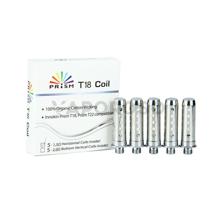 Prism T18 - T22 Resistenze Innokin Coil Ricambio - 5 Pezzi