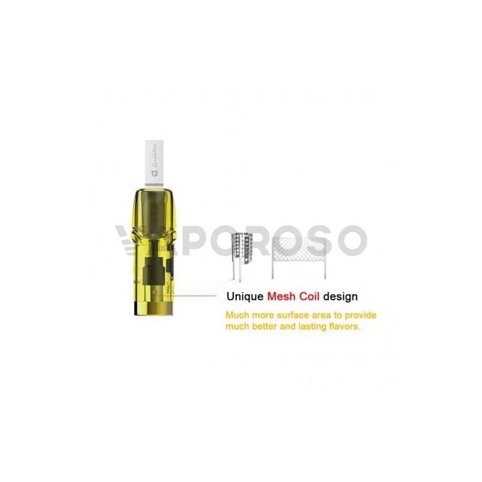 Quawins Vstick Pro Pacchetto da 3 Pod di Ricambio Mesh Coil 