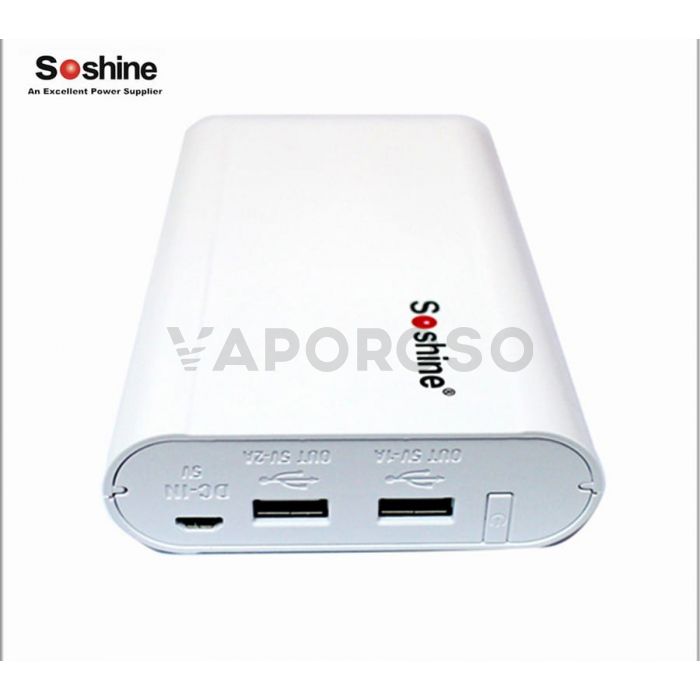 Soshine E3 LCD carica batterie e power bank