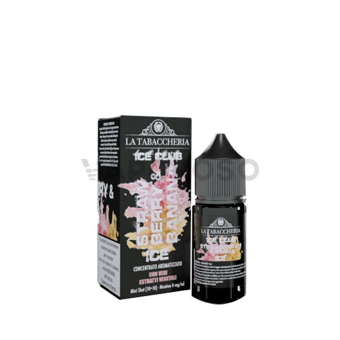 Strawberry e Banana Ice La Tabaccheria Ice Club Aroma Mini Shot 10ml