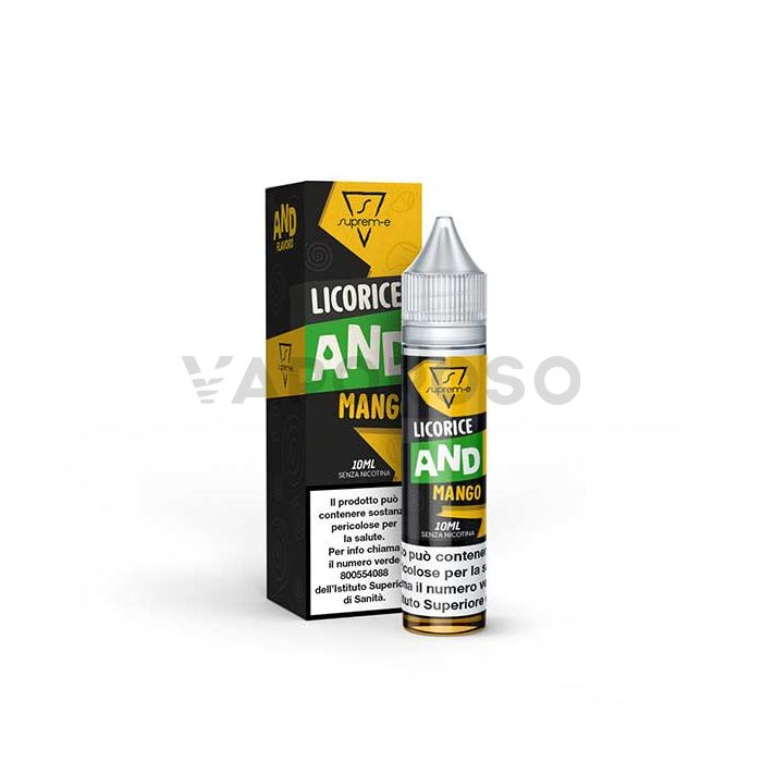 Licorice AND Mango Suprem-e Liquidi Mix and Vape 10ml