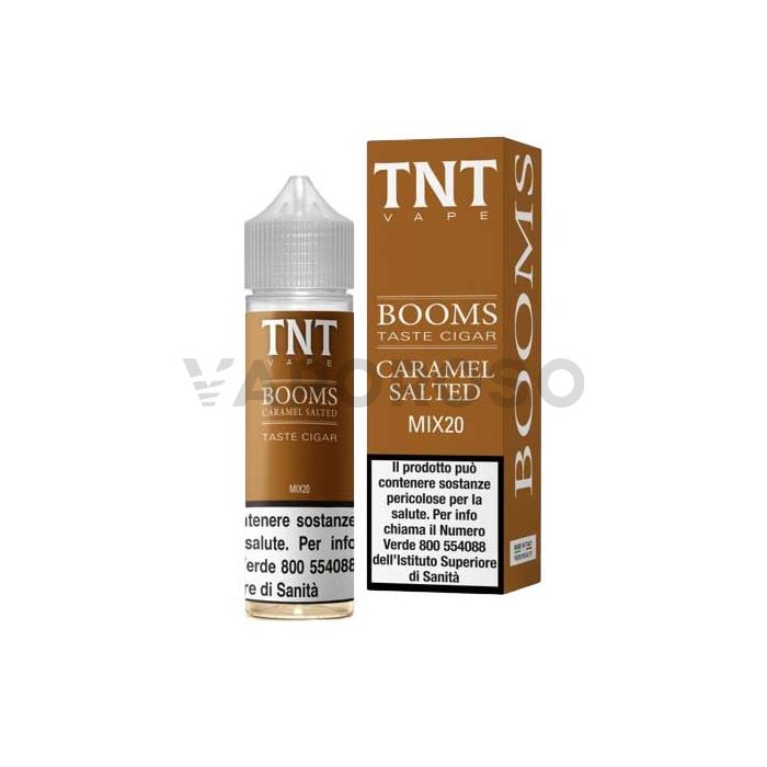 Booms Caramel  Salted TNT Vape Liquido Mix and Vape 20ml