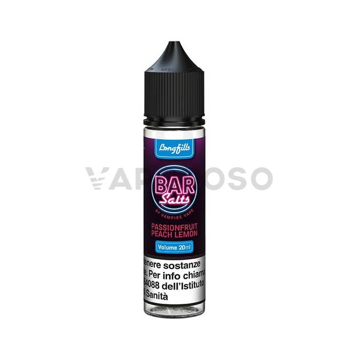 Passionfruit Peach Lemon BAR SALTS Vampire Vape Aroma Shot 20ml