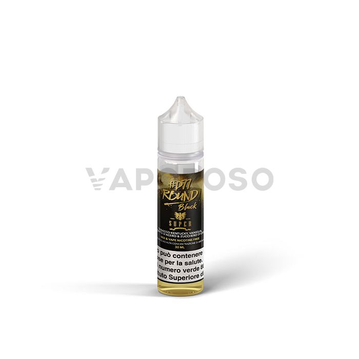 Round Black D77 Super Flavour - Liquido Mix and Vape 30ml