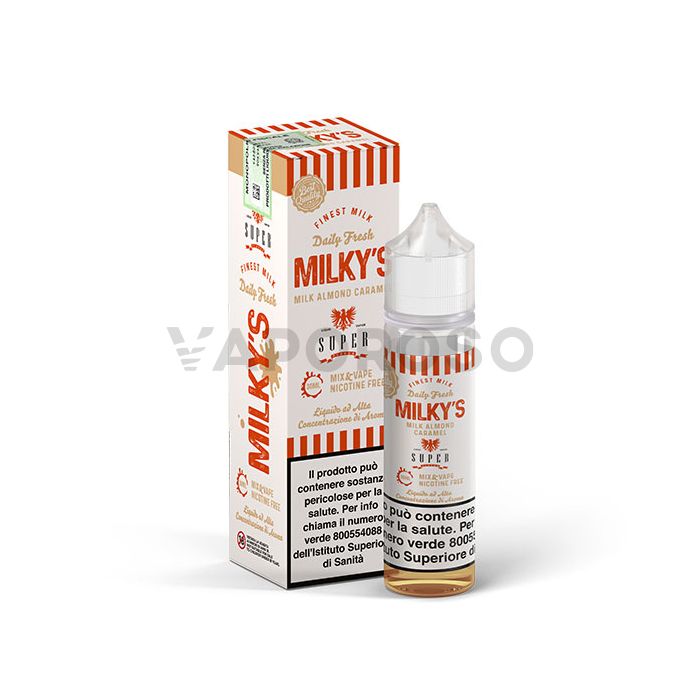 Milky s Almond Caramel Super Flavour - Liquido Mix and Vape 30ml