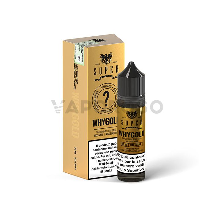 Why Gold Super Flavour - Liquido Mix and Vape 30ml