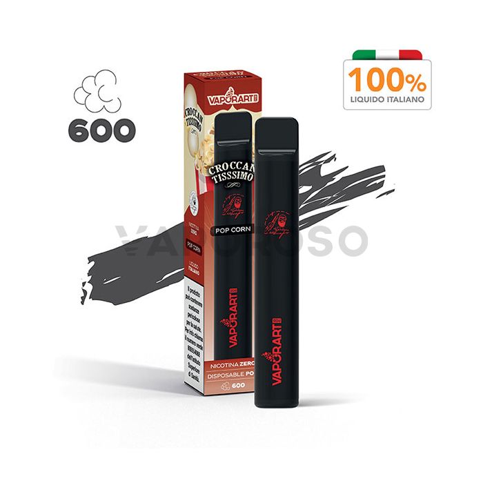 Vaporart Croccantisssimo - 600 Puff - Usa e Getta