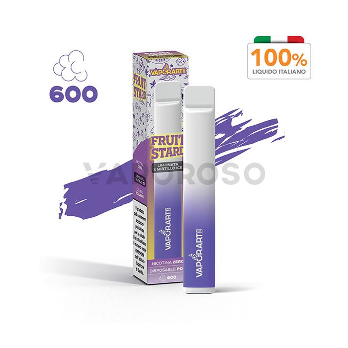 Vaporart Fruitstard - 600 Puff - Usa e Getta