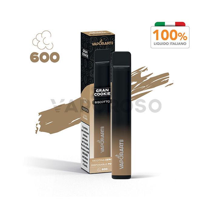 Vaporart Gran Cookie - 600 Puff - Usa e Getta