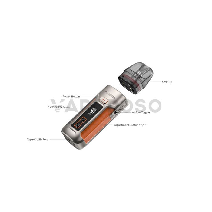 Vaporesso Luxe X Pro Pod Kit - Componenti