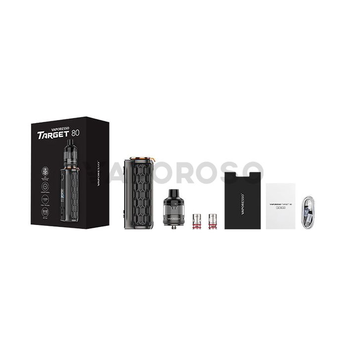 Vaporesso Target 80 Kit - contenuto della confezione