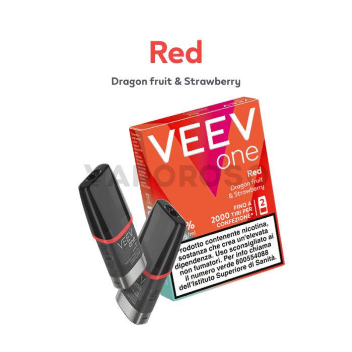 2 POD PER  VEEV ONE AROMA RED - 1,8% (20 mg/ml)