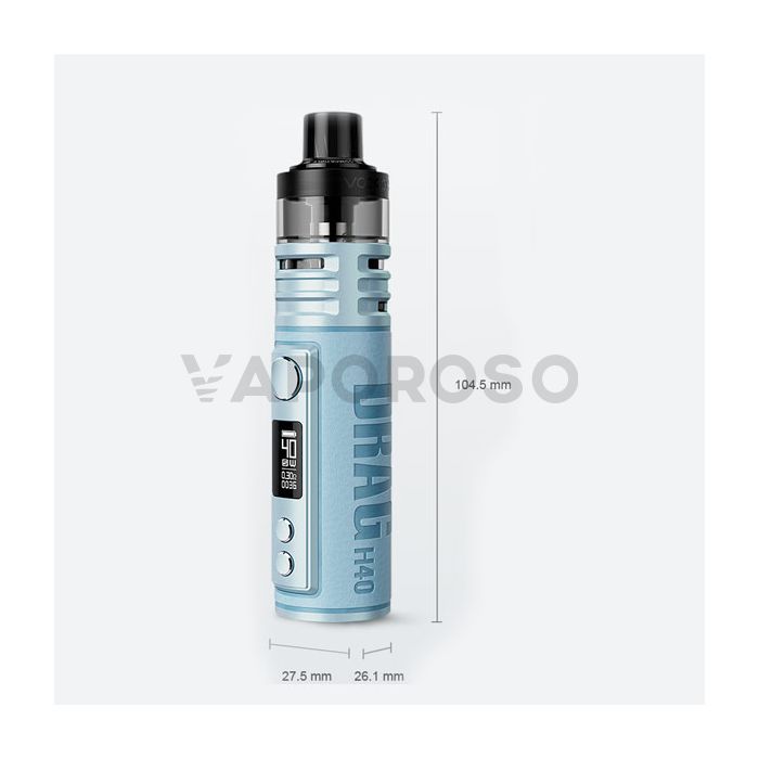 Voopoo Drag H40 Pod Kit - Dimensioni