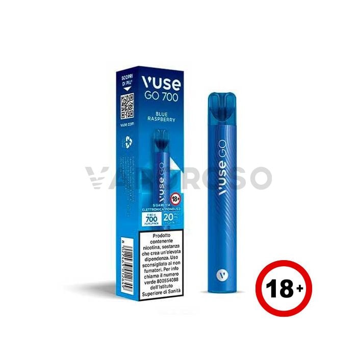 Vuse Go Blue Raspberry - 700 Puff - Usa e Getta