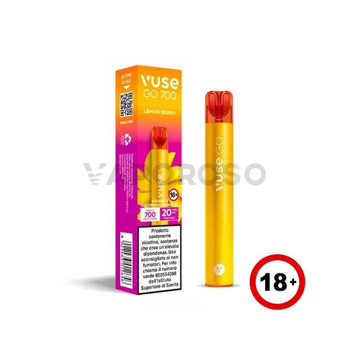 Vuse Go Lemon Berry - 700 Puff - Usa e Getta