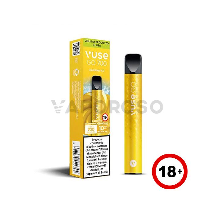 Vuse Go Banana Ice - 700 Puff - Usa e Getta