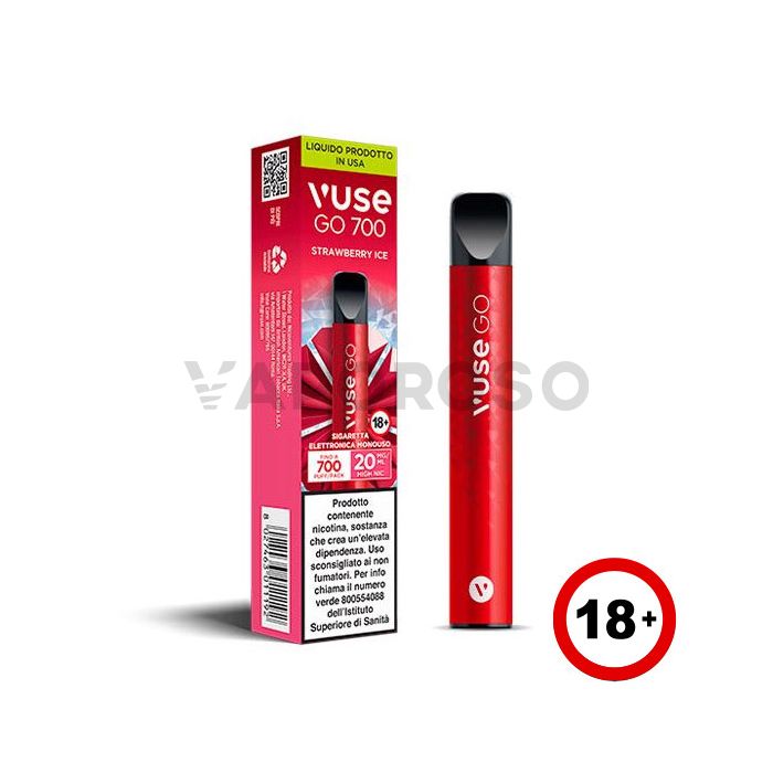 Vuse Go Strawberry Ice - 700 Puff - Usa e Getta