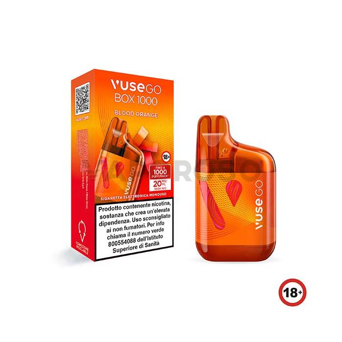 Blood Orange Vuse Go Box - 1000 Puff - Usa e Getta