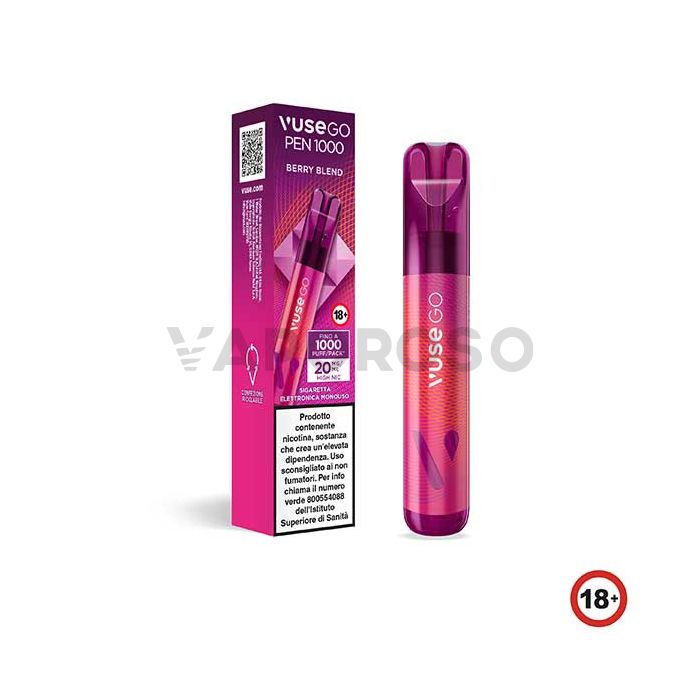 Berry Blend Vuse Go Pen - 1000 Puff - Usa e Getta