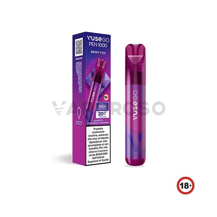  Berry Fizz Vuse Go Pen - 1000 Puff - Usa e Getta