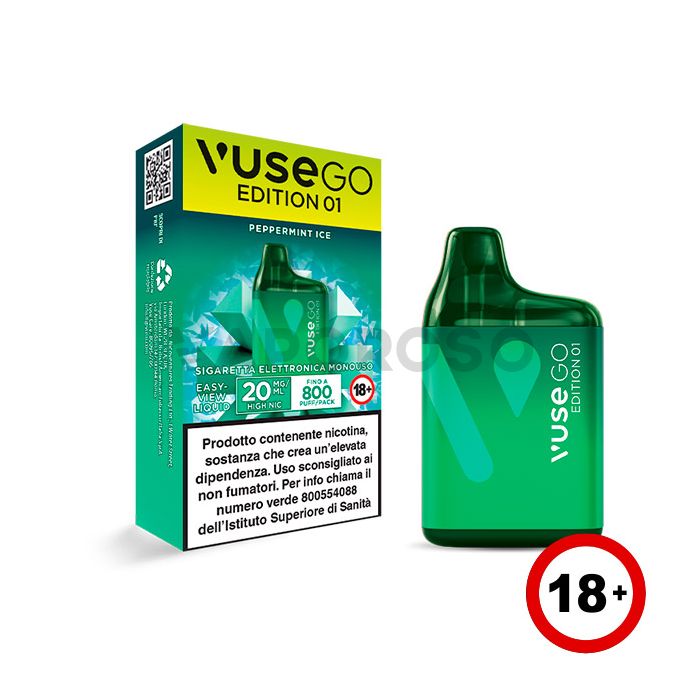 Vuse Go Edition 01 Peppermint Ice - 800 Puff - Usa e Getta