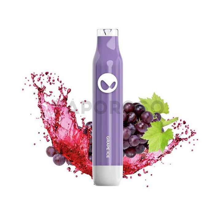 Waka Sigaretta Elettronica Senza Nicotina Waka Grape Ice - 700 Puff - Sigaretta Elettronica Usa e Getta - Vaporoso