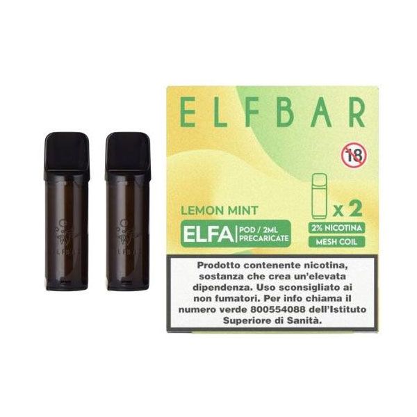 Elfbar ELFA Pod Precaricate - Lemon Mint - Vaporoso