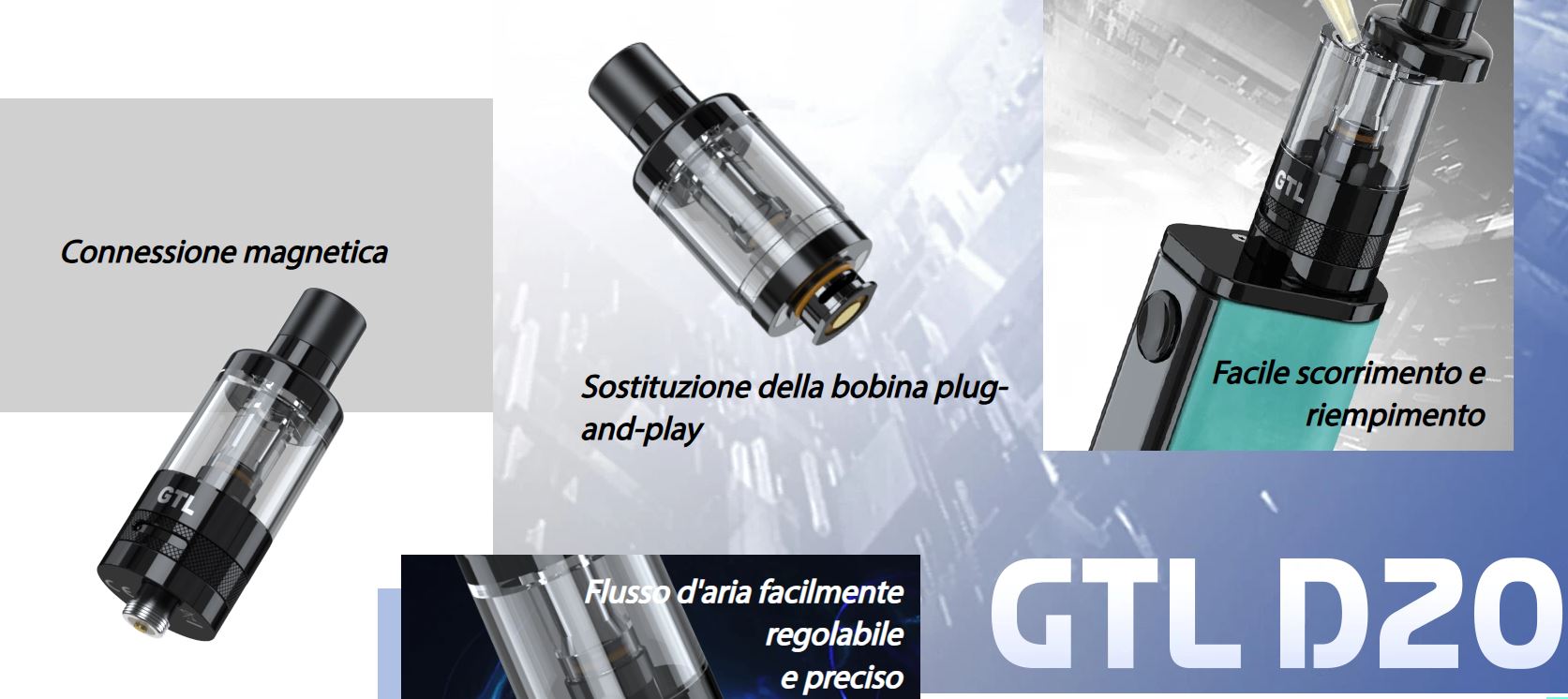 Eleaf iStick i40 GTL D20 Caratteristiche