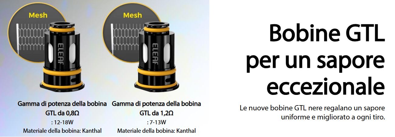 GTL Eleaf Resistenze di ricambio