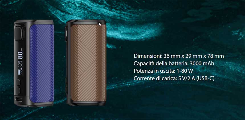 eleaf istick i80 caratteristiche