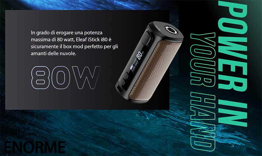 eleaf istick i80 potenza