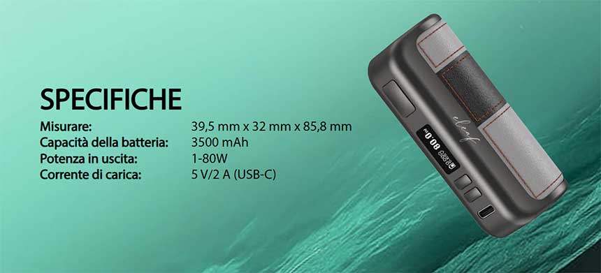 eleaf istick power mono caratteristiche