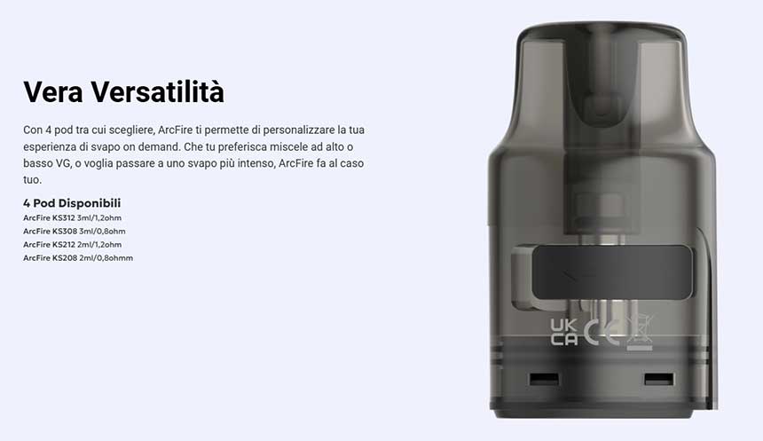 Innokin Arcfire sigaretta elettronica pod di ricambio