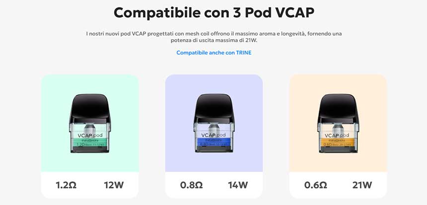 Innokin Endura V pod di ricambio