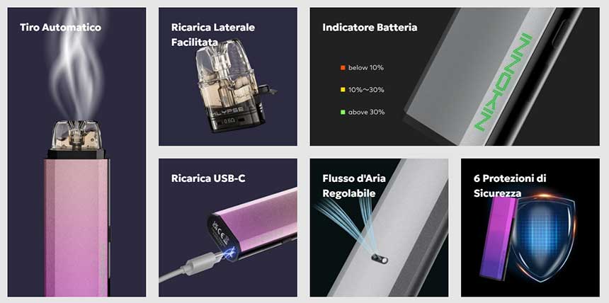 Innokin Klypse PRO Pod Mod caratteristiche principali