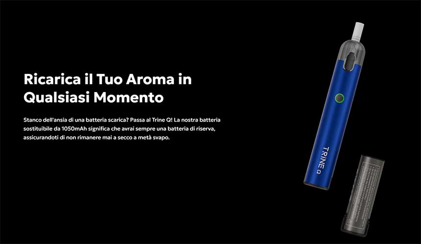 Innokin Trine Q Pod Mod batteria intercambiabile