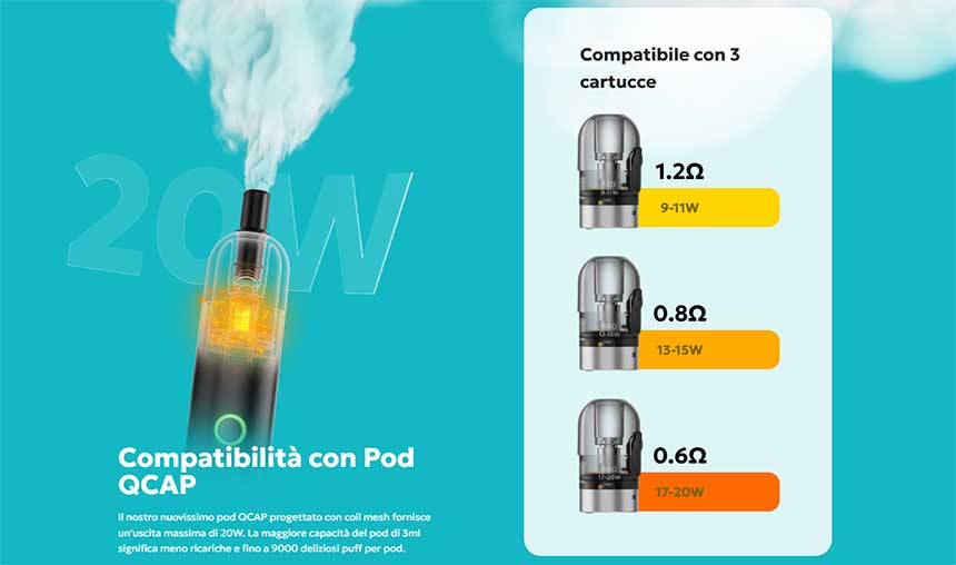 Innokin Trine Q Pod Mod cartucce di ricambio