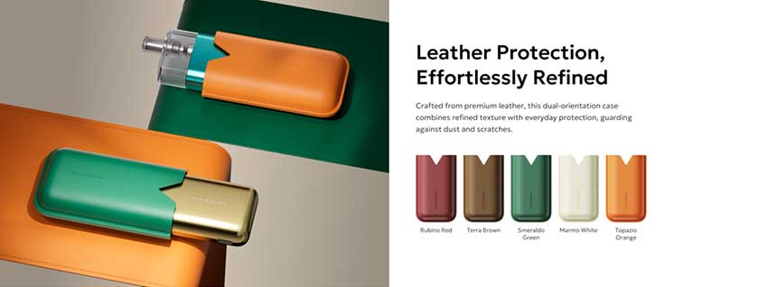 Innokin Zenith Lumia Pod Kit 2000Mah 24W cover in pelle sintetica