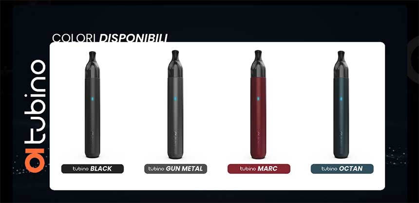 Aspire Tubino Pod Kit 1200mAh colori disponibili