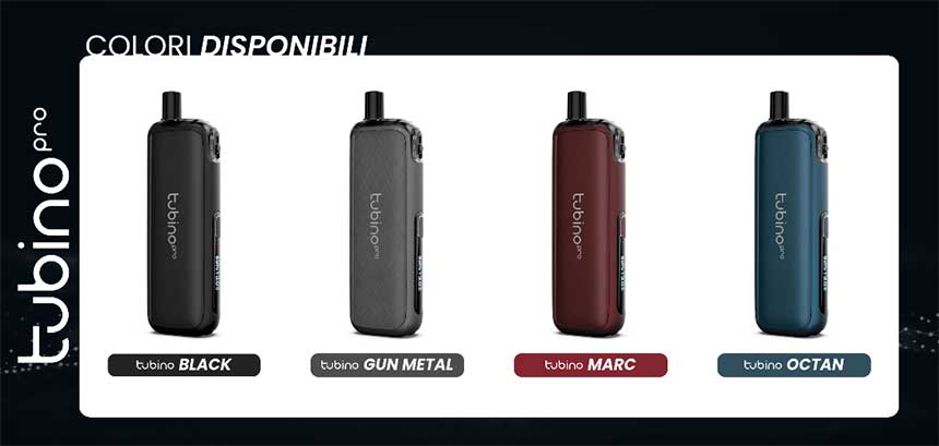 Tubino PRO Pod Kit 2000mAh 30W colori