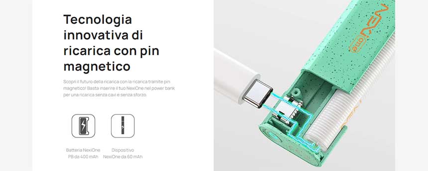 Aspire Nexi One attacco magnetico