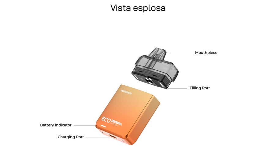 Vaproesso Eco Nano Pod sigaretta elettronica componenti