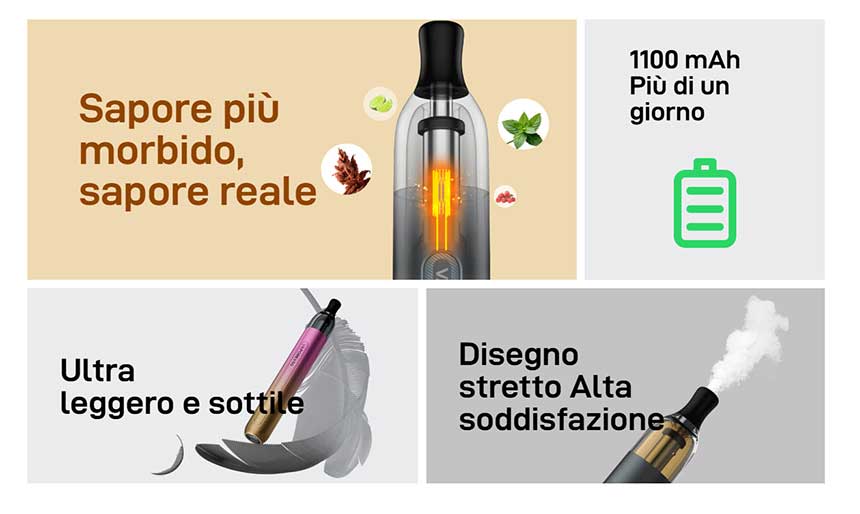 Vaproesso Eco One Pod Mod Kit caratteristiche principali