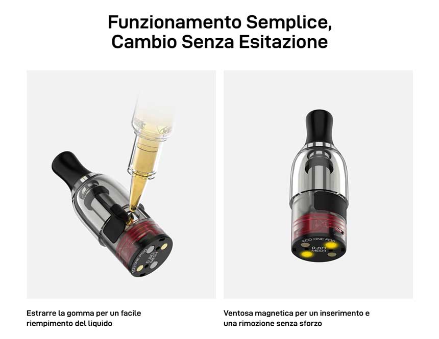 Vaporesso Eco One Pod Mod Kit cartuccia di ricambio 