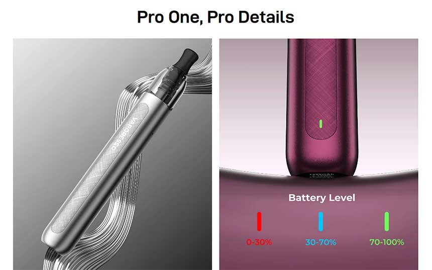 Eco One Pro Vaporesso Pod Mod Kit 1400mAh 2ml caratteristiche durata batteria