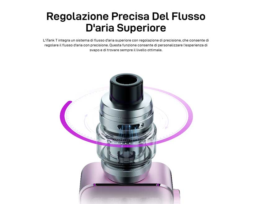 Vaporesso Gen Max 220W atomizzatore iTank T airflow