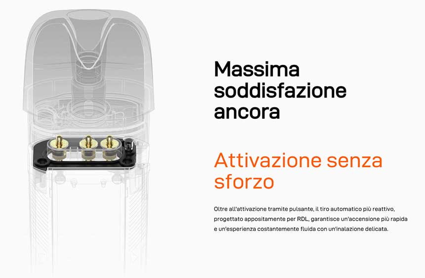 Luxe X Pro Vaporesso Pod Kit tiro automatico